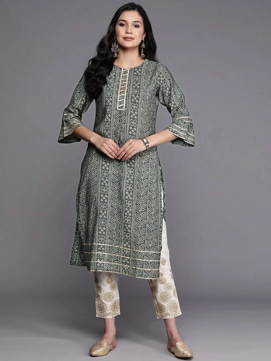 grey-printed-silk-straight-kurta-libas-1-27531328716950.jpg Grey Printed Silk Straight Kurta - Image 1